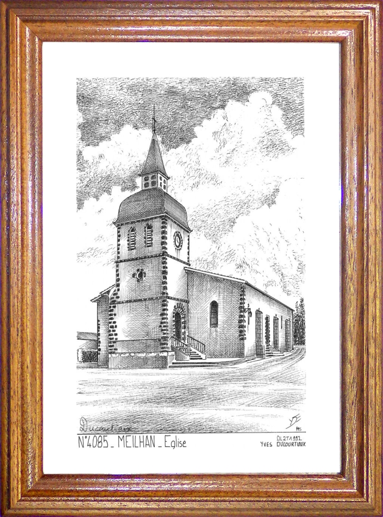 N 40085 - MEILHAN - glise