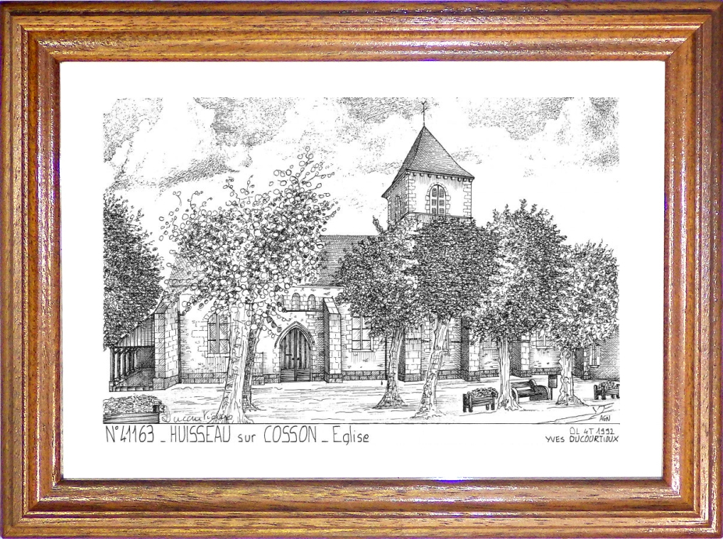 N 41163 - HUISSEAU SUR COSSON - glise