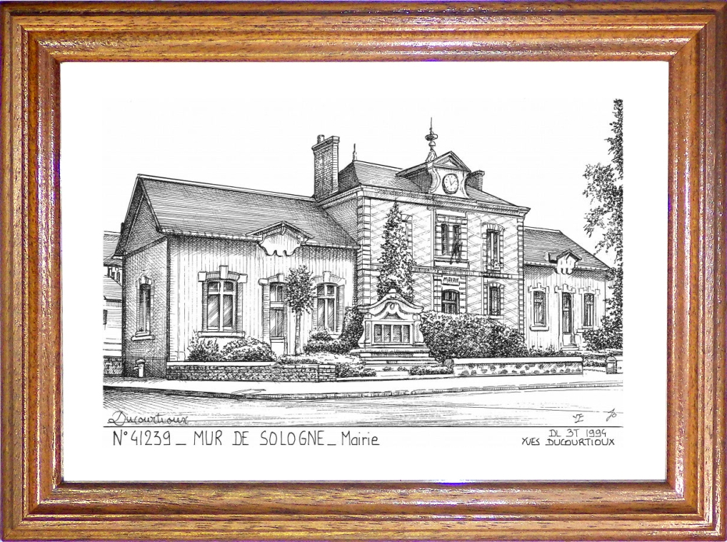 N 41239 - MUR DE SOLOGNE - mairie