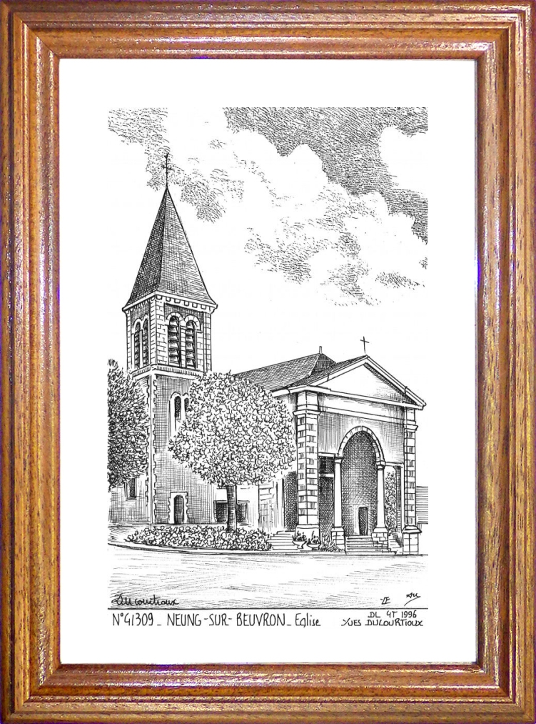 N 41309 - NEUNG SUR BEUVRON - glise