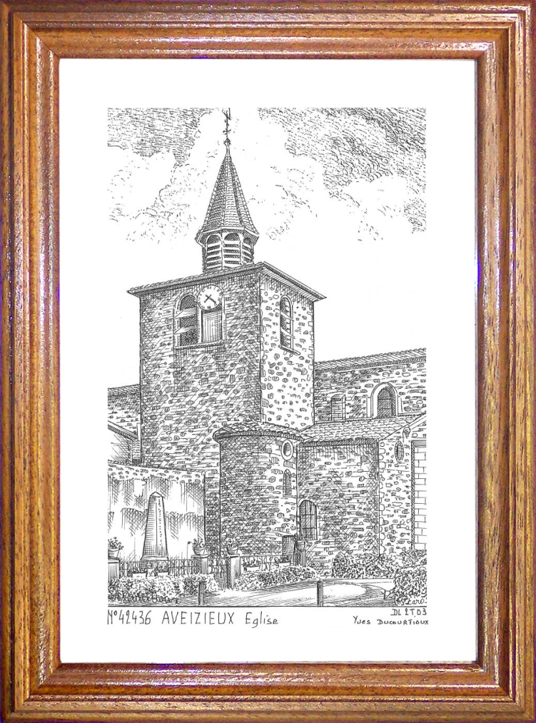 N 42436 - AVEIZIEUX - glise