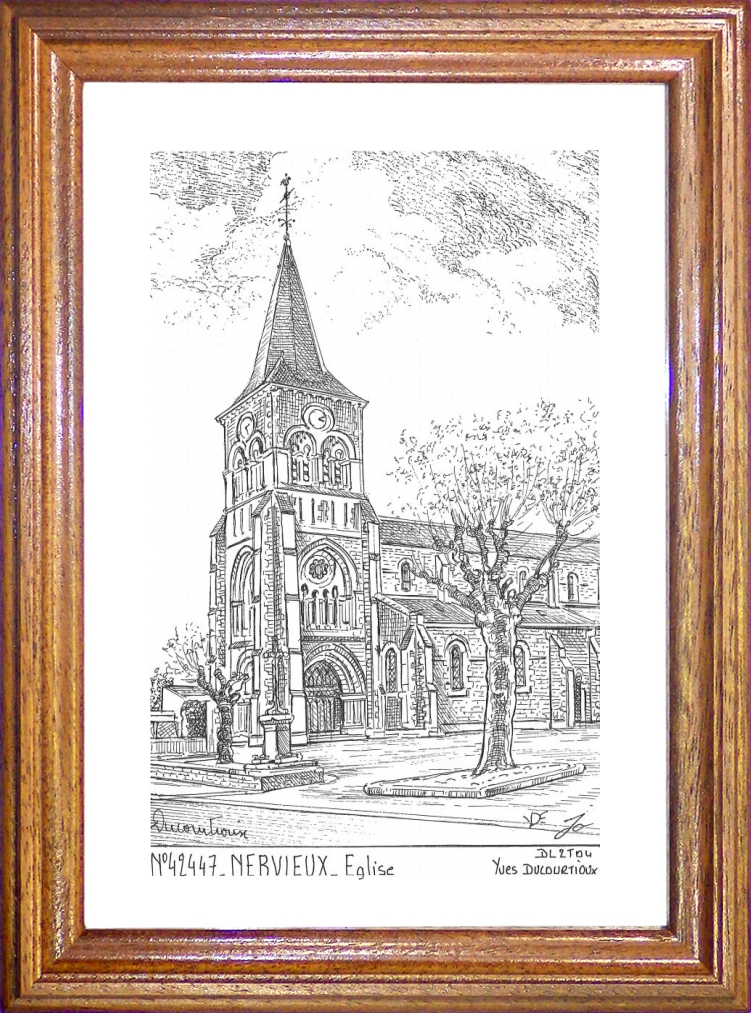 N 42447 - NERVIEUX - glise