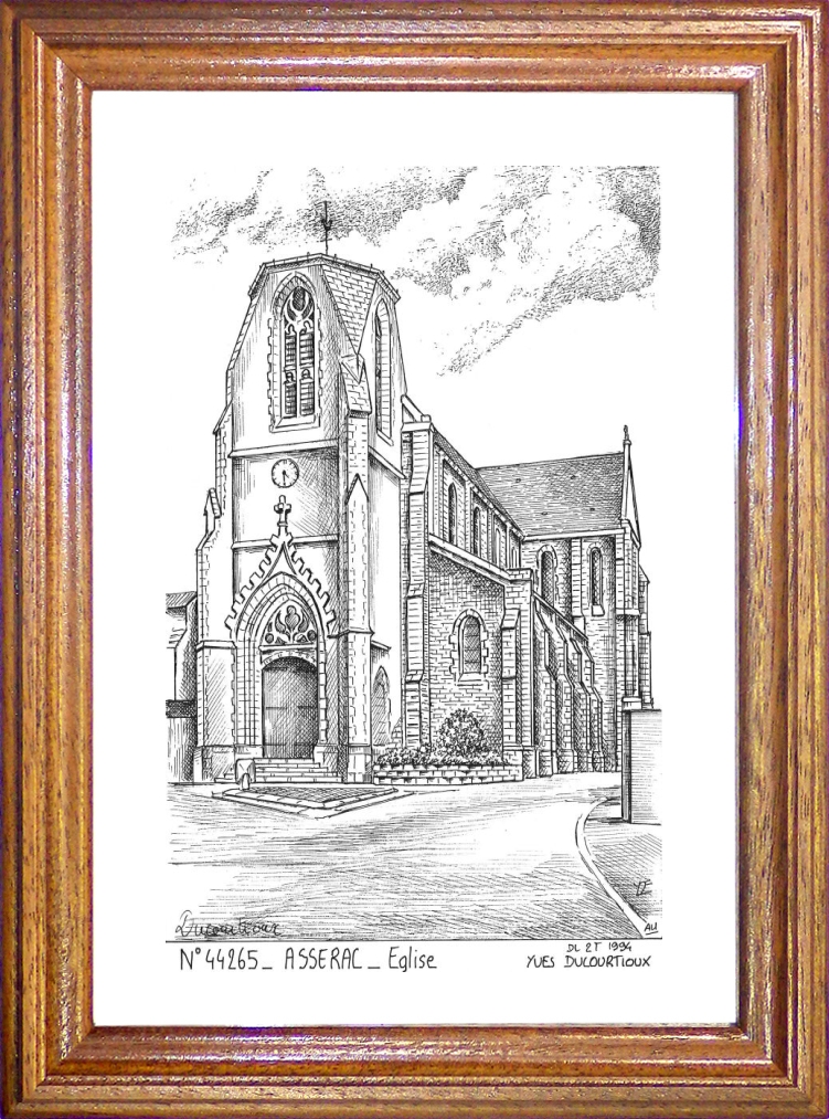 N 44265 - ASSERAC - glise