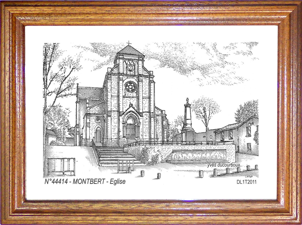 N 44414 - MONTBERT - glise