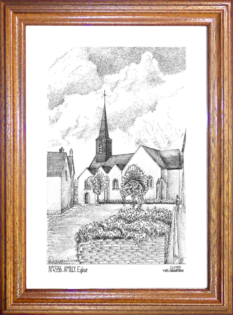 N 45096 - AMILLY - glise