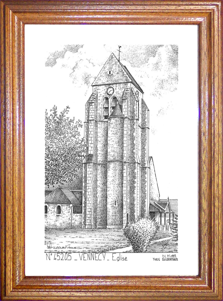 N 45205 - VENNECY - glise