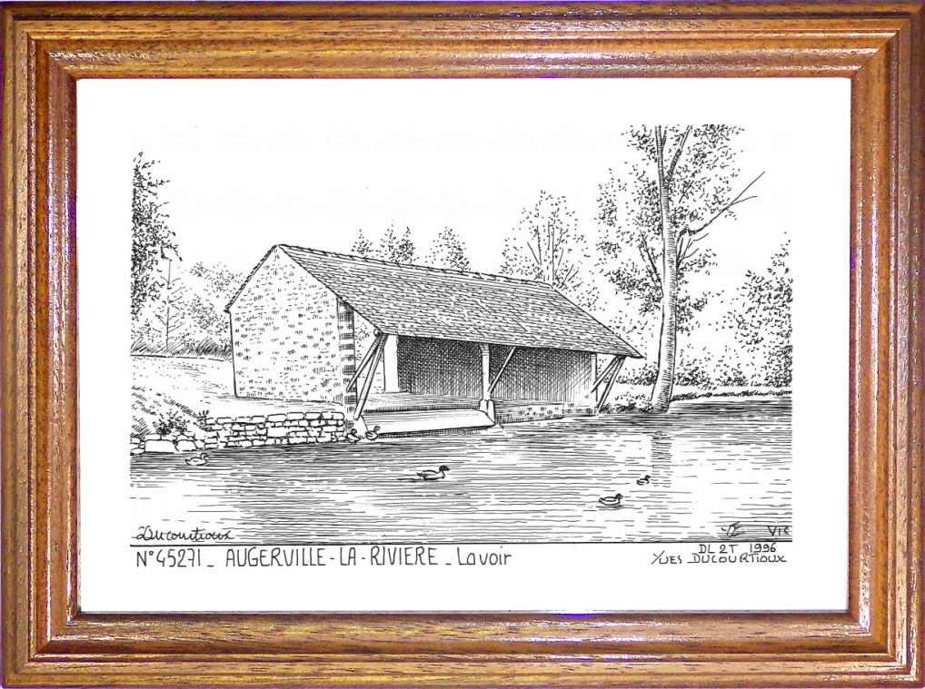 N 45271 - AUGERVILLE LA RIVIERE - lavoir