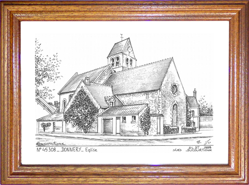 N 45308 - DONNERY - glise