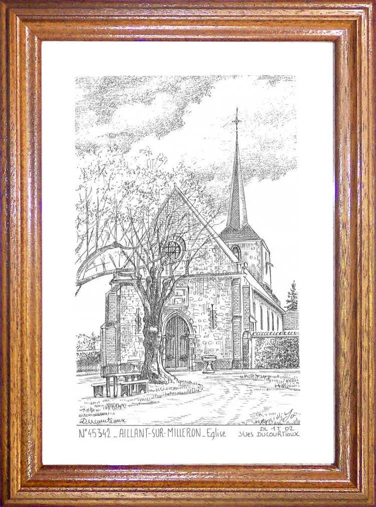 N 45342 - AILLANT SUR MILLERON - glise