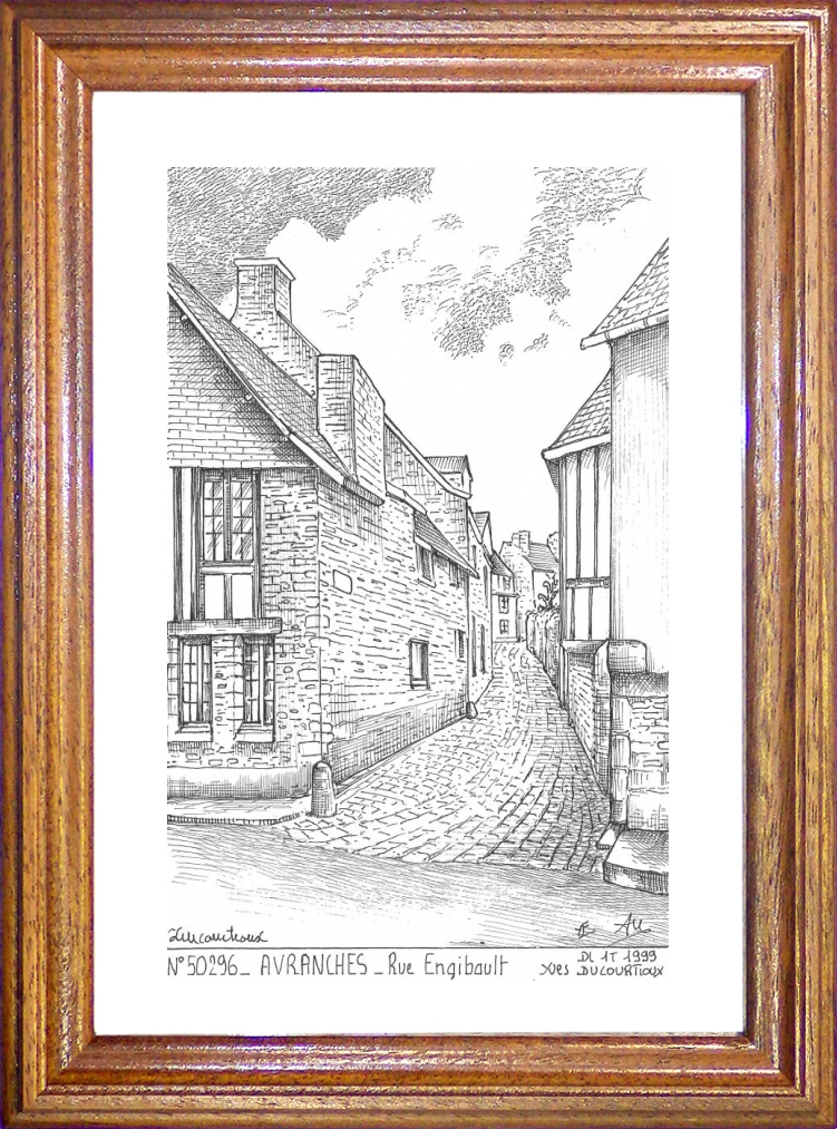 N 50296 - AVRANCHES - rue engibault