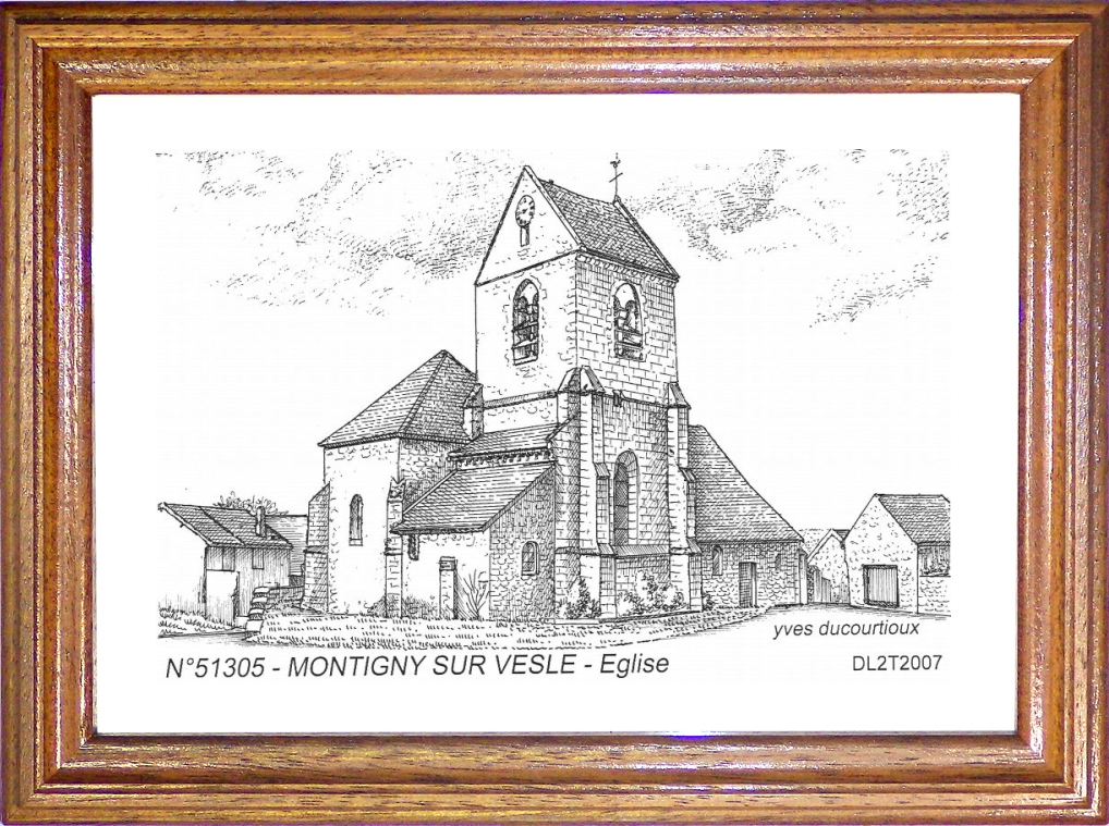 N 51305 - MONTIGNY SUR VESLE - glise