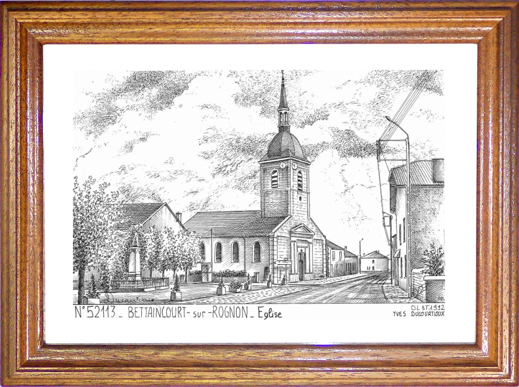 N 52113 - BETTAINCOURT SUR ROGNON - glise