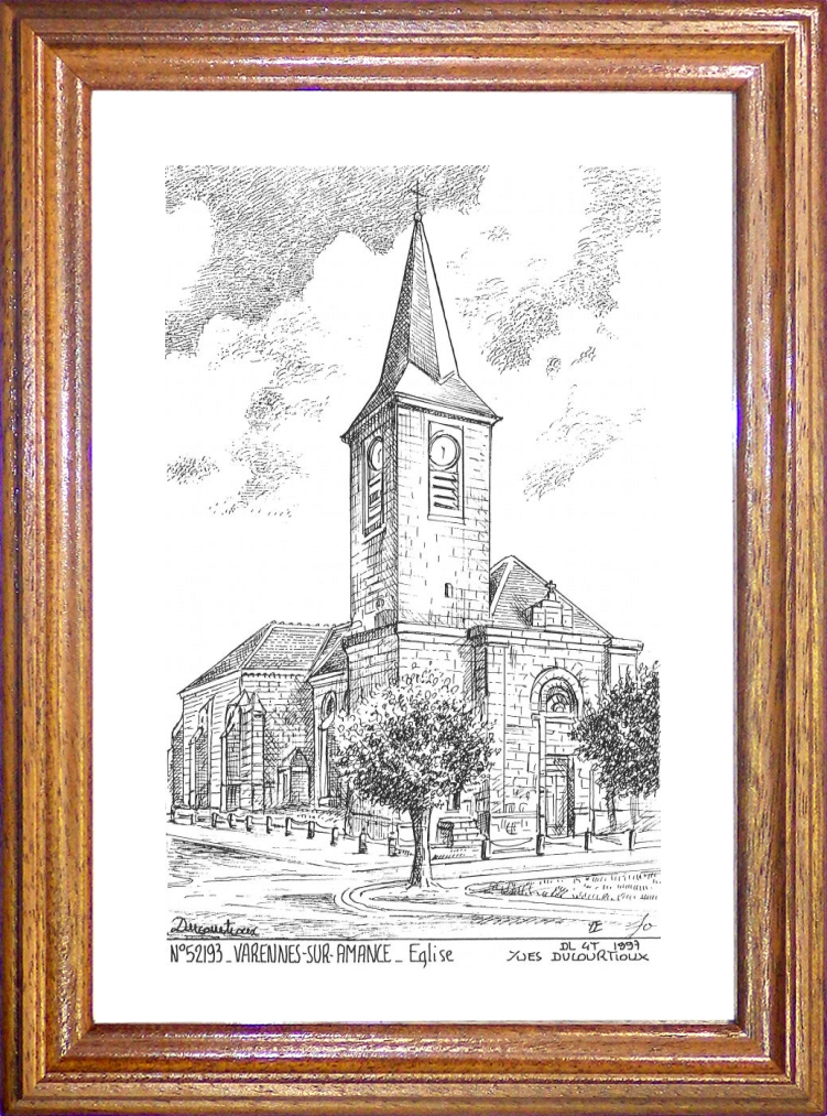 N 52193 - VARENNES SUR AMANCE - glise