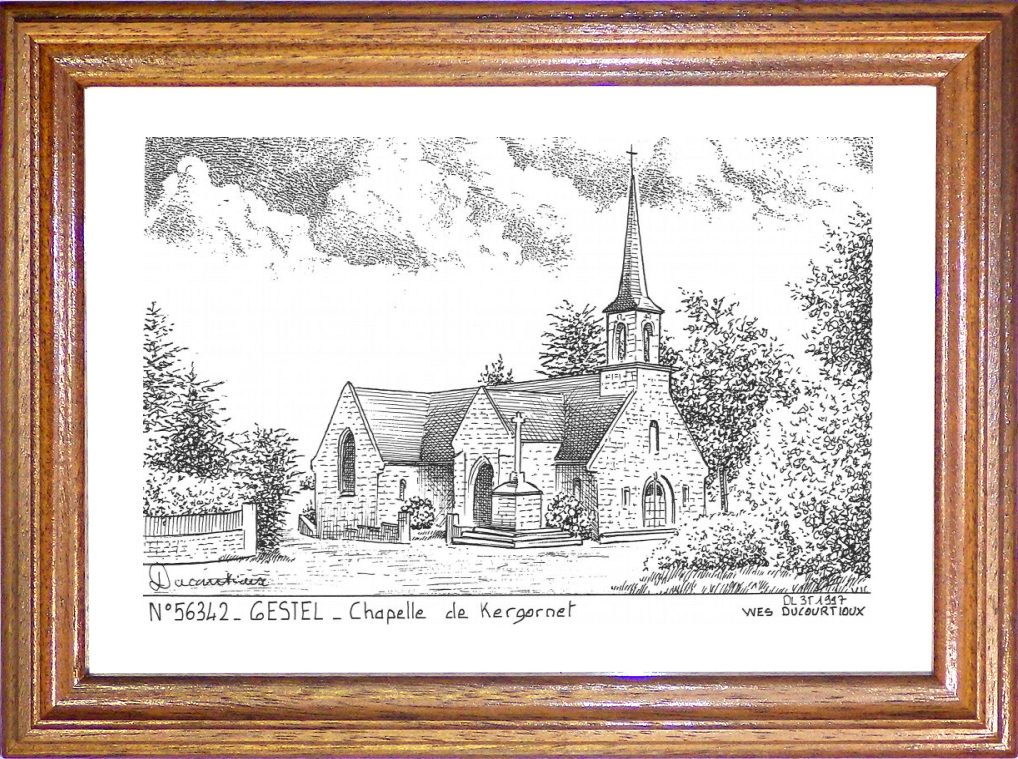 N 56342 - GESTEL - chapelle de kergornet