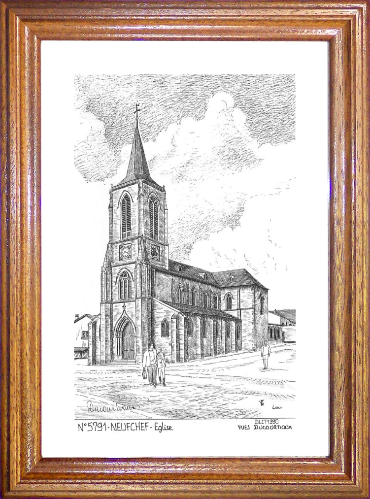 N 57091 - NEUFCHEF - glise