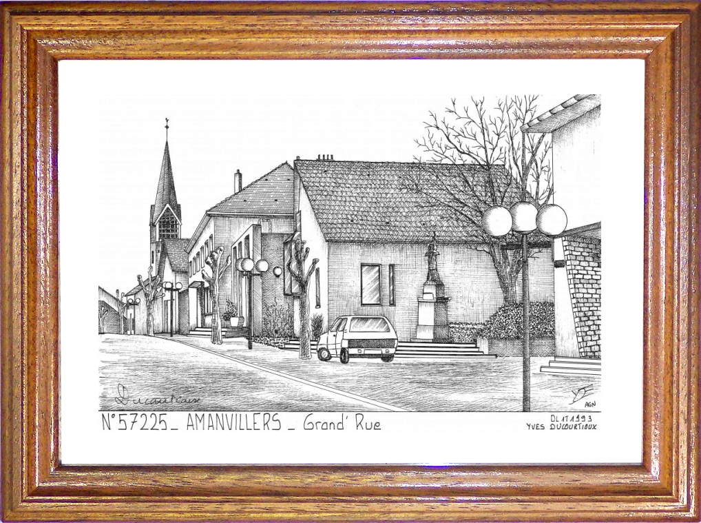 N 57225 - AMANVILLERS - grand rue