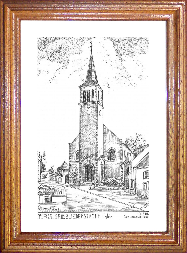 N 57425 - GROSBLIEDERSTROFF - glise