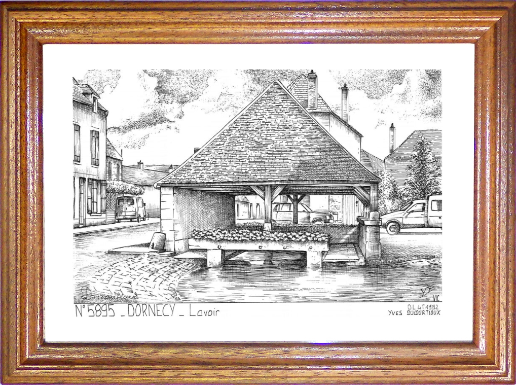 N 58095 - DORNECY - lavoir