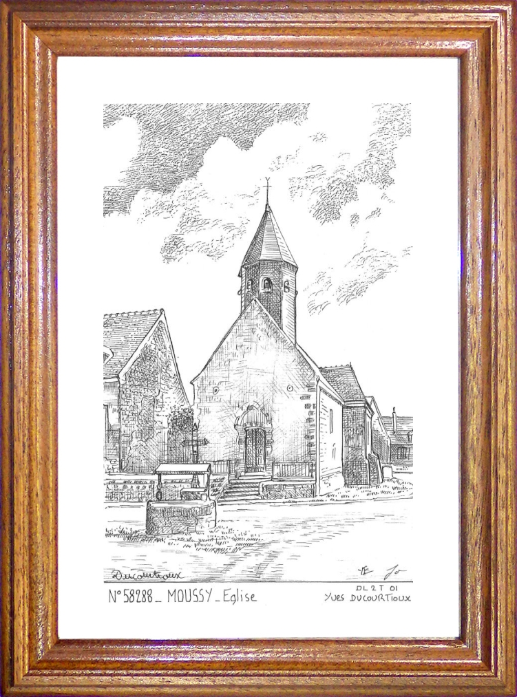 N 58288 - MOUSSY - glise