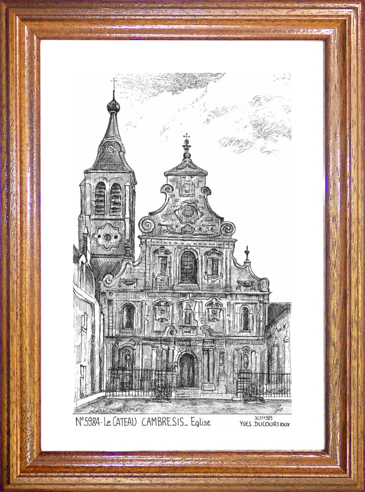 N 59084 - LE CATEAU CAMBRESIS - glise