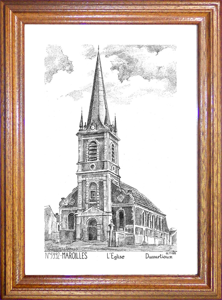 N 59092 - MAROILLES - l glise