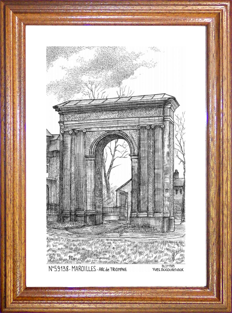 N 59138 - MAROILLES - arc de triomphe