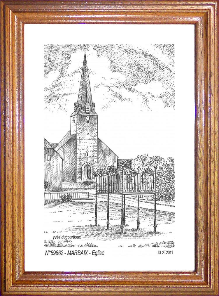 N 59862 - MARBAIX - glise