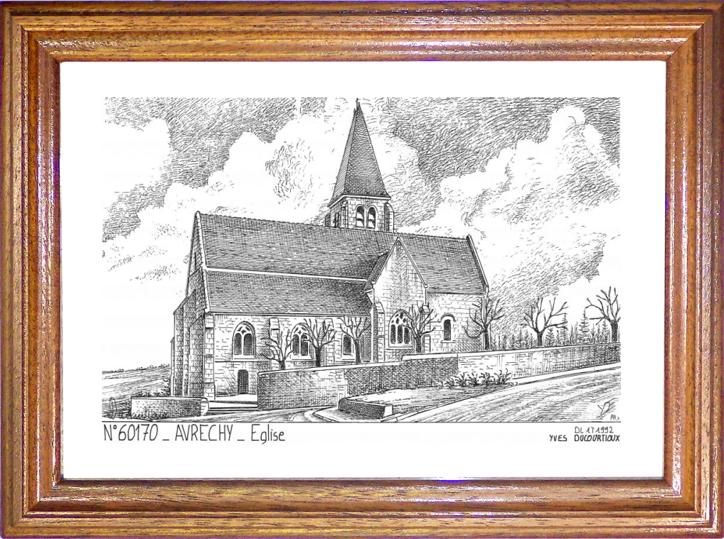 N 60170 - AVRECHY - glise