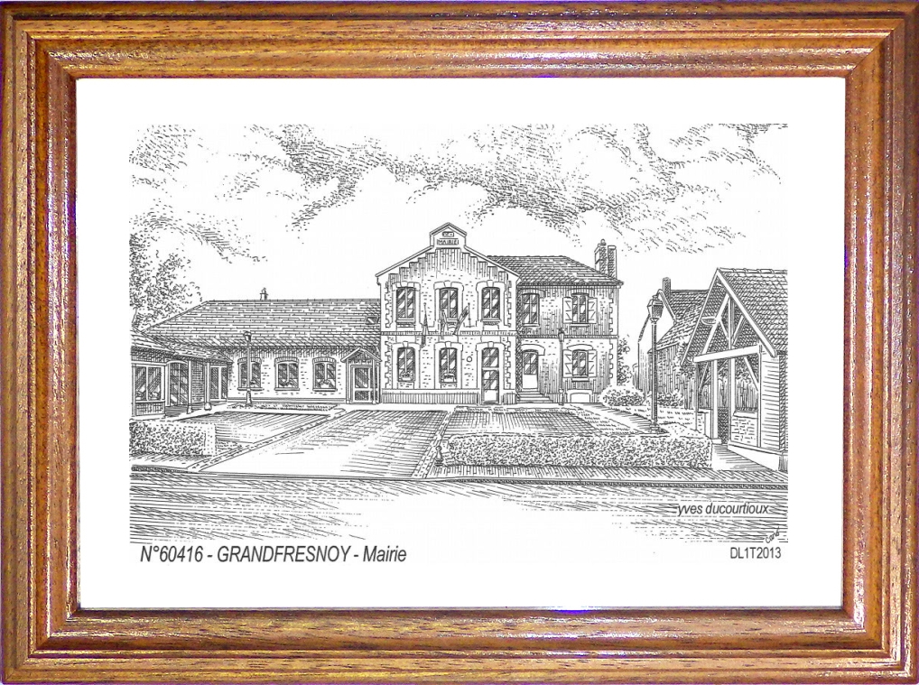 N 60416 - GRANDFRESNOY - mairie