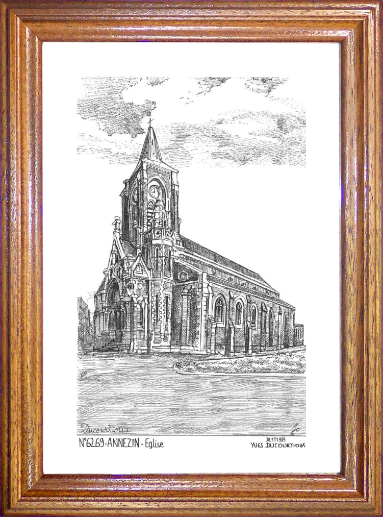 N 62069 - ANNEZIN - glise