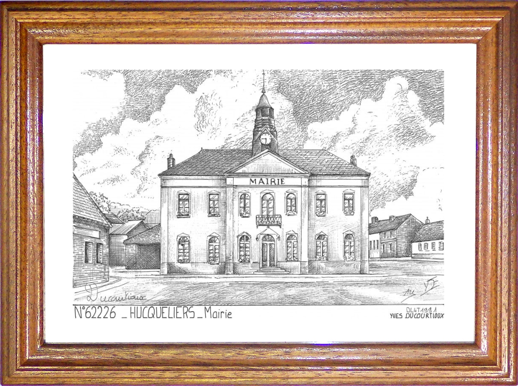 N 62226 - HUCQUELIERS - mairie