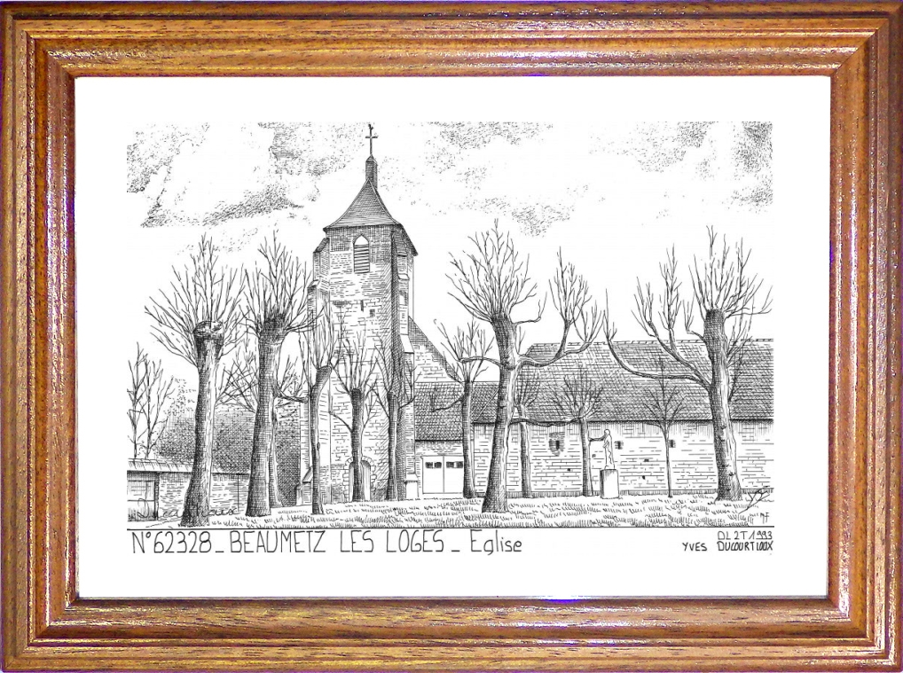 N 62328 - BEAUMETZ LES LOGES - glise