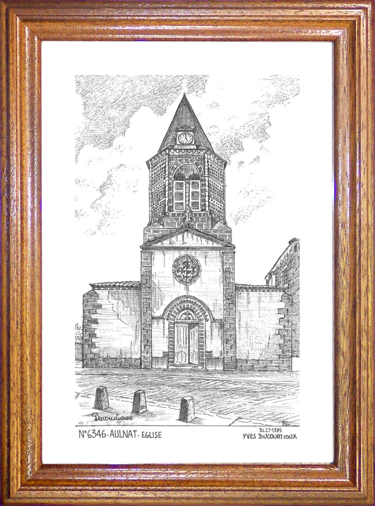 N 63046 - AULNAT - glise