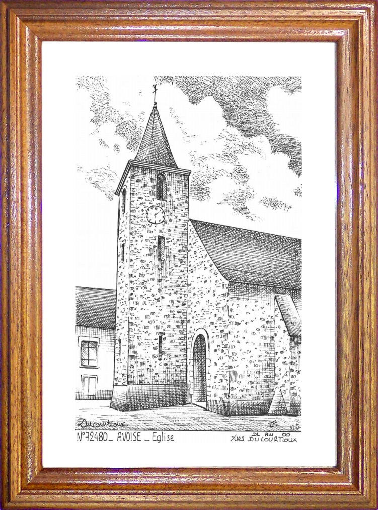 N 72480 - AVOISE - glise