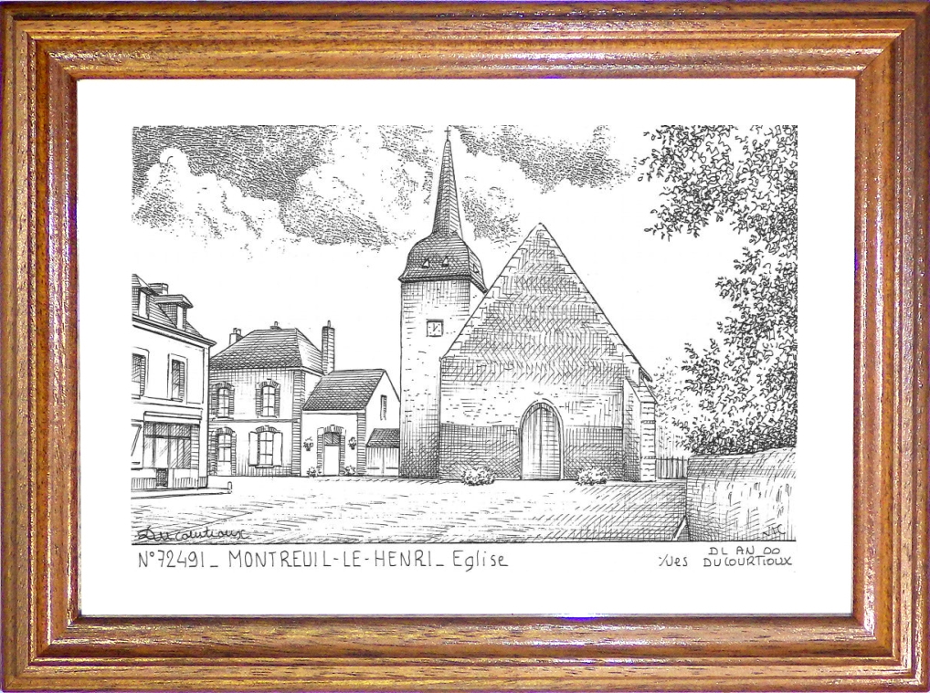 N 72491 - MONTREUIL LE HENRI - glise