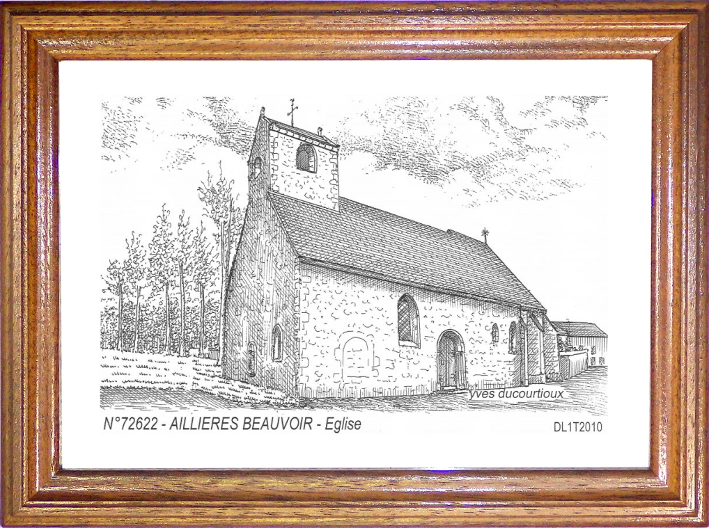 N 72622 - AILLIERES BEAUVOIR - glise