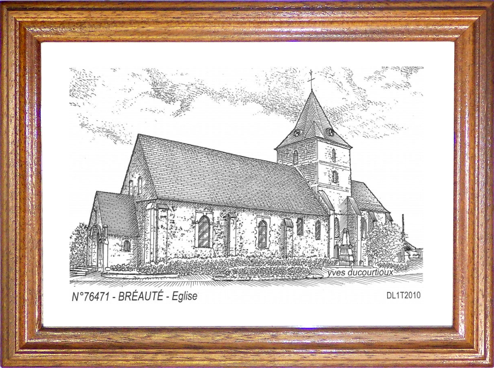 N 76471 - BREAUTE - glise