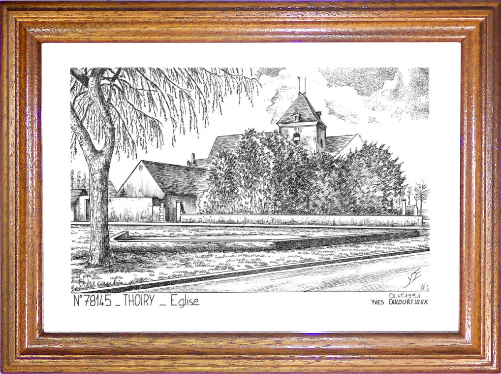 N 78145 - THOIRY - glise