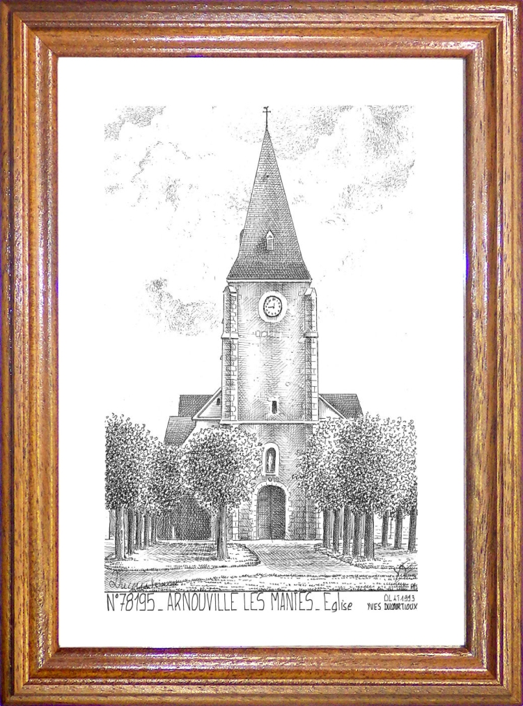 N 78195 - ARNOUVILLE LES MANTES - glise