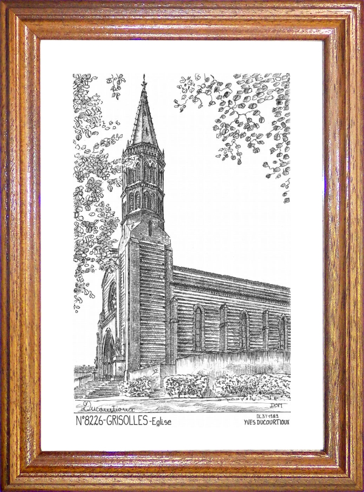 N 82026 - GRISOLLES - glise