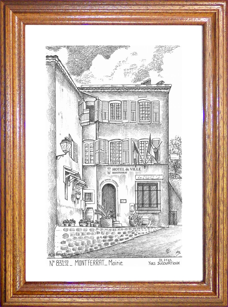 N 83252 - MONTFERRAT - mairie