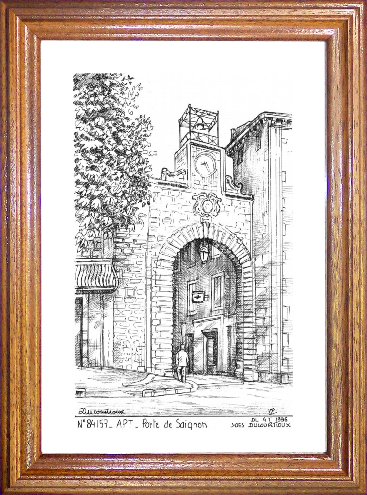 N 84157 - APT - porte de saignon