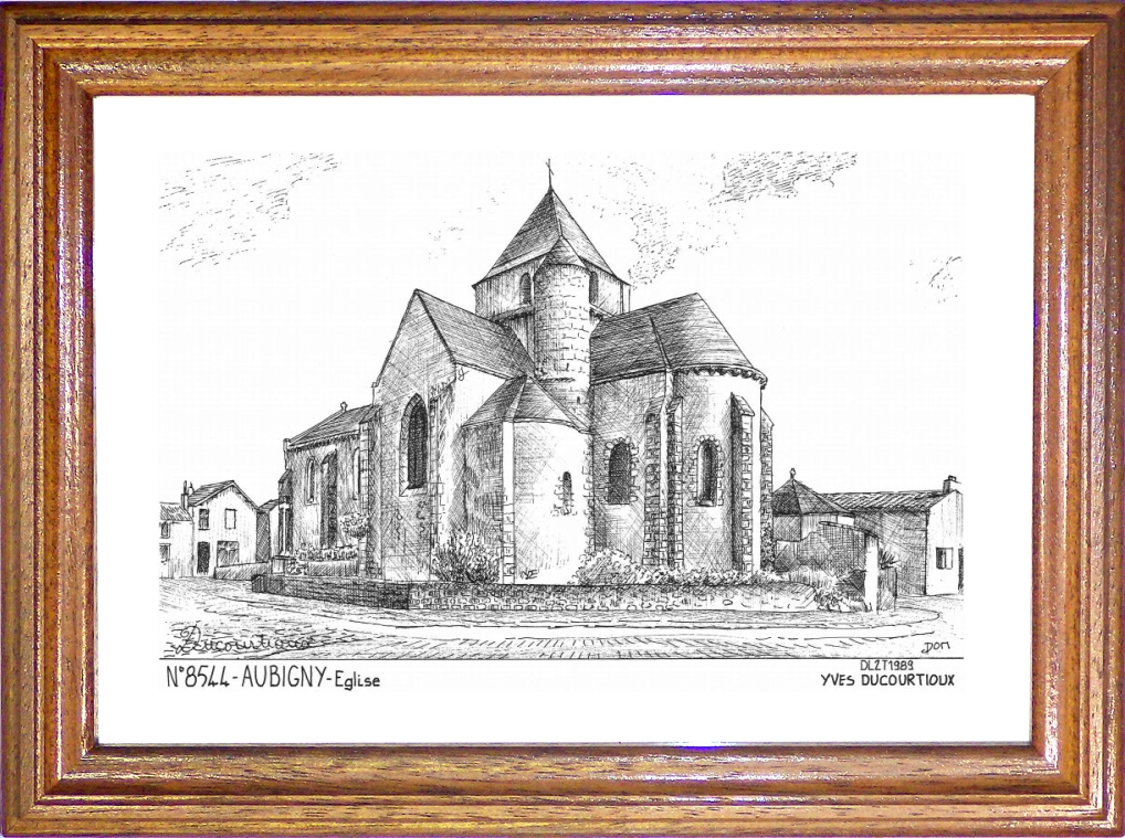 N 85044 - AUBIGNY - glise