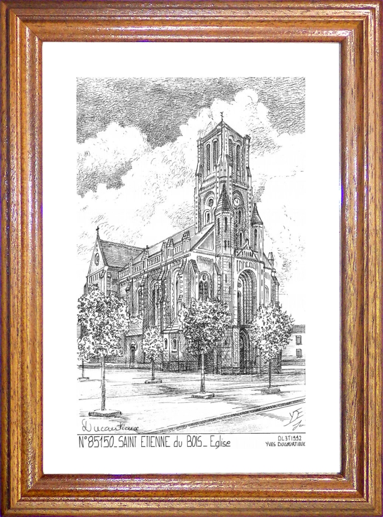 N 85150 - ST ETIENNE DU BOIS - glise