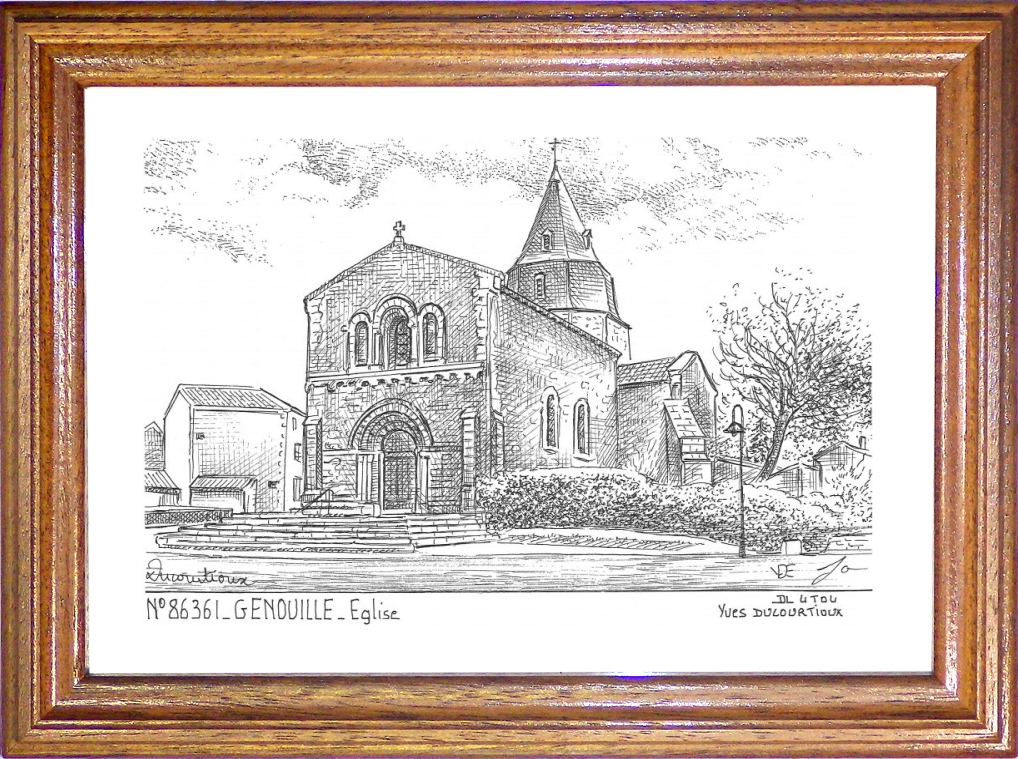 N 86361 - GENOUILLE - glise