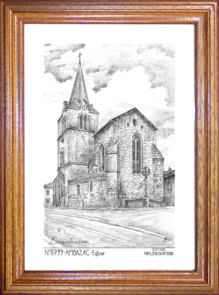 N 87033 - AMBAZAC - glise