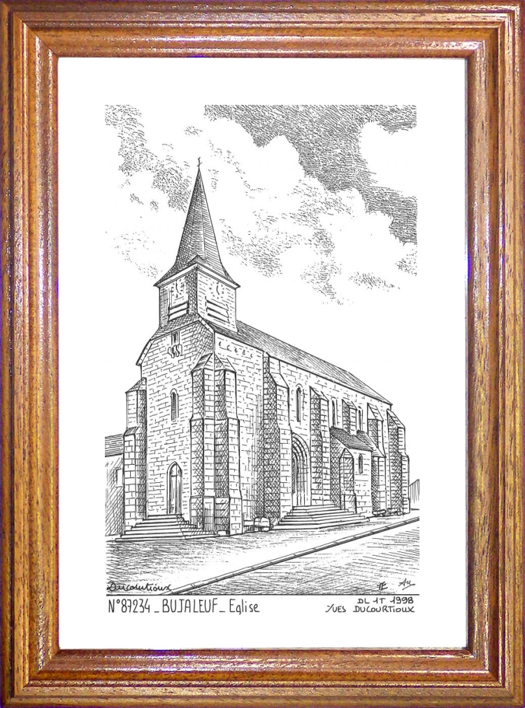 N 87234 - BUJALEUF - glise