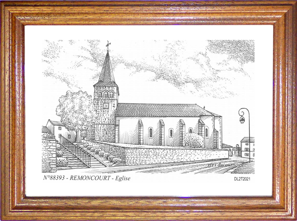 N 88393 - REMONCOURT - glise